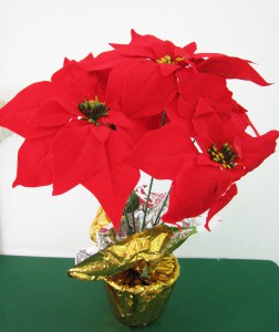 65B.絹布聖誕花